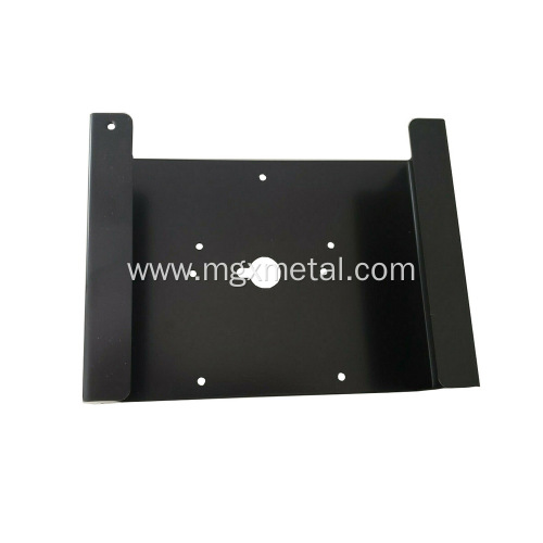 Powder Coating Black Steel Wall Mount POS Bracket